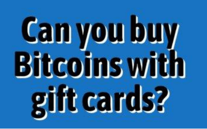 How to buy Bitcoins with gift cards?